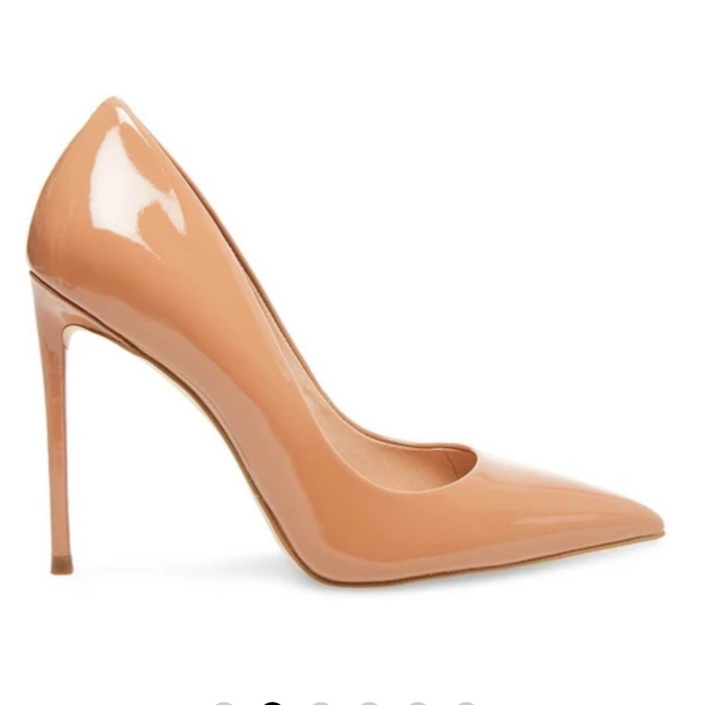 Steve Madden Vala Patent Camel Pumps Sz 7.5